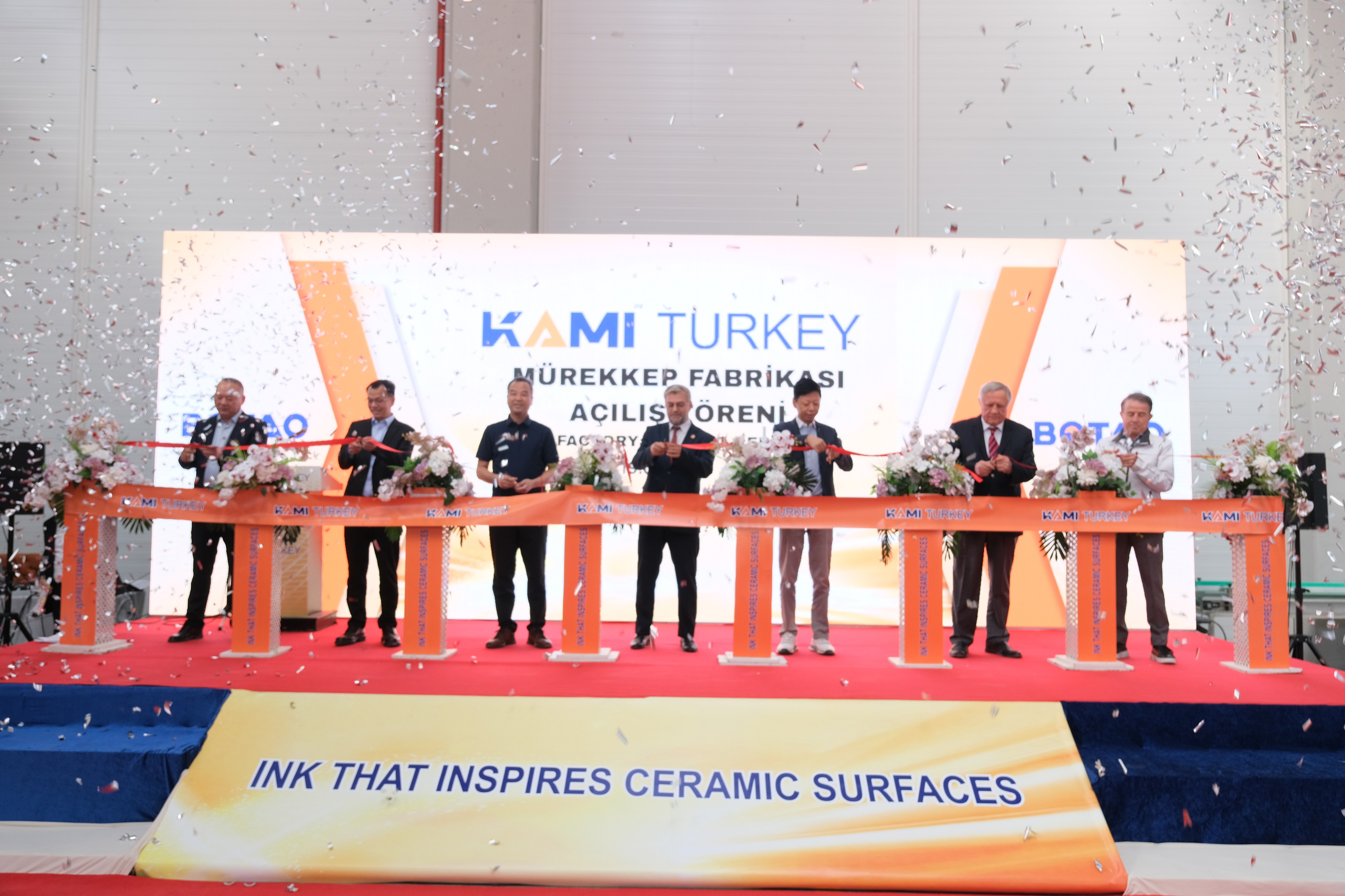 国瓷康立泰土耳其KAMI墨水工厂正式投产